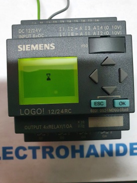 Siemens Logo 12/24RC  6ED1 0521-1MD00-0BA6  
ZVC2NC0382963 
