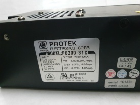 Protek PU200-31C  200W 5VDC 30A 12VDC 8A  12VDC 4A