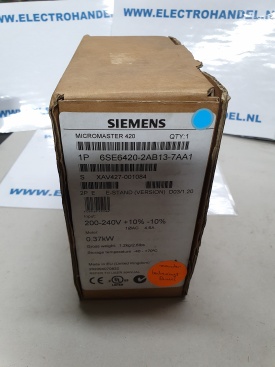 Siemens Micromaster 420  0.37 kw  XAV427-001084