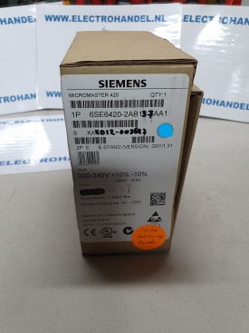 Siemens Micromaster 420  0.37 kw  XAED12-003627