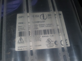 11x Invertek Optidrive E2  ODE-2-11005-1HB12-01  110-115V / 1 Phase 