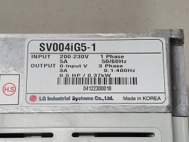 LG SV004iG5  0.37 kw  04122300018