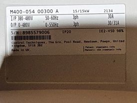 Nidec Unidrive M400    15 kW 8985579006 