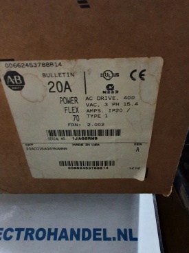 Allen-Bradley Powerflex 70  5,5 Kw 1JAQ5RM9