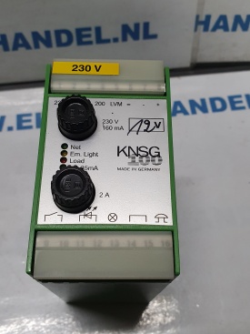 KNSG 100 Noodlicht Sturing