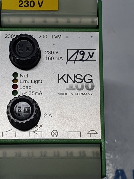 KNSG 100 Noodlicht Sturing