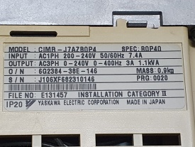 Omron VS Mini J7 0,55 Kw J106XF682310146