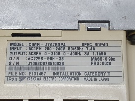 Omron VS Mini J7 0,55 Kw J1068D976510038 