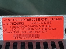 Danfoss VLT 5004 2,2 Kw 010424G199 