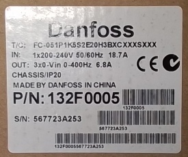 Danfoss VLT Micro Drive FC 51  1,5kW  567723A253