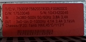 Danfoss VLT 5003 1,5kW 104342G046