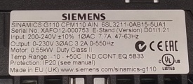 Siemens Sinamics G110 0,55kW 000753