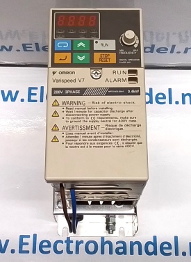 Omron Varispeed V7 0,4kW JA07ZA722500244