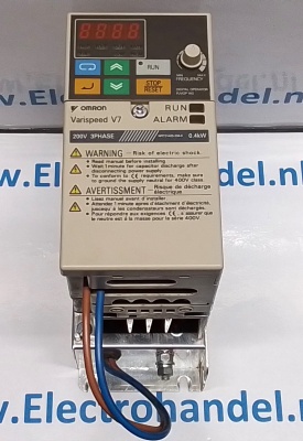 Omron Varispeed V7 0,4kW JA07XE376200199