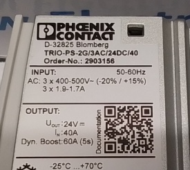 Phoenix Contact 2903156 TRIO-PS-2G/3AC/24DC/40 40A