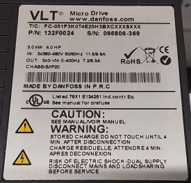 Danfoss VLT Microdrive FC 51 3kW 095806-369