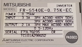 Mitsubishi S500 0,75kW E73L7G235