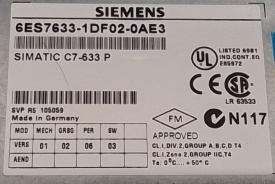 Siemens Simatic C7-633 6ES7633-1DF02-0AE3 105059