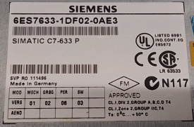 Siemens Simatic C7-633 6ES7633-1DF02-0AE3 111496