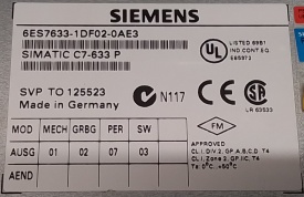 Siemens Simatic C7-633 6ES7633-1DF02-0AE3 125523