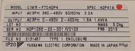 Yaskawa Varispeed F7 0,4kW OP1066-022