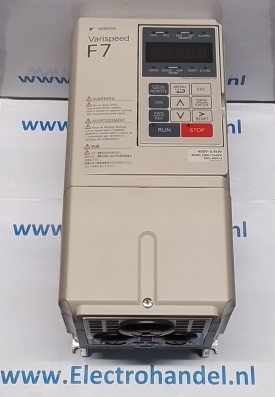 Yaskawa Varispeed F7 0,4kW geen serienummer