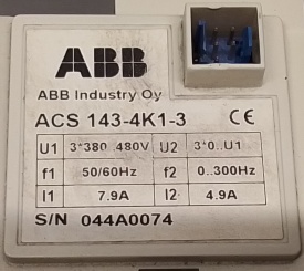 ABB ACS140 2,2kW 044A0074