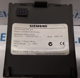 Siemens Micromaster 410 0,37kW XAPN01-000123