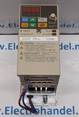 Omron Varispeed V7 0,4kW JA07XC832900334