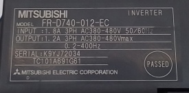 Mitsubishi D700 0,4kW G8YL83014