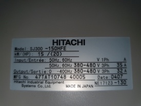 Hitachi SJ300  15 kw  47TAT10748