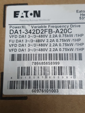 Eaton DA1 Power XL 0.75 kw 60951901003