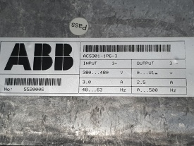 ABB ACS301  1.1 kw 5520006