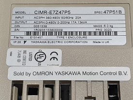 Omron Varispeed E7  7.5 kw 1R0935153800009 