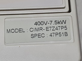 Omron Varispeed E7  7.5 kw 1R0935153800013 