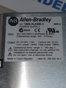 Allen Bradley 1606-XL 400V-24VDC 10A 4019408 