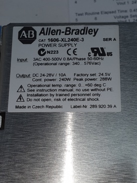 Allen Bradley 1606-XL 400V-24VDC 10A 4810812