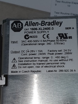 Allen Bradley 1606-XL 400V-24VDC 10A 4756889