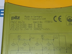 Pilz PNOZ ms2p 773810  110954 2.3