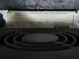 Vacon 100 HVAC 1,1 Kw  V00000143515 