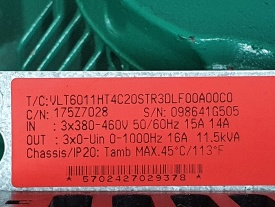 Danfoss VLT 6011 HVAC 7,5 Kw  098641G505