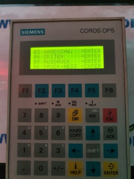 Siemens Coros OP5-A1  6AV3505-1FB01 K2-122543 